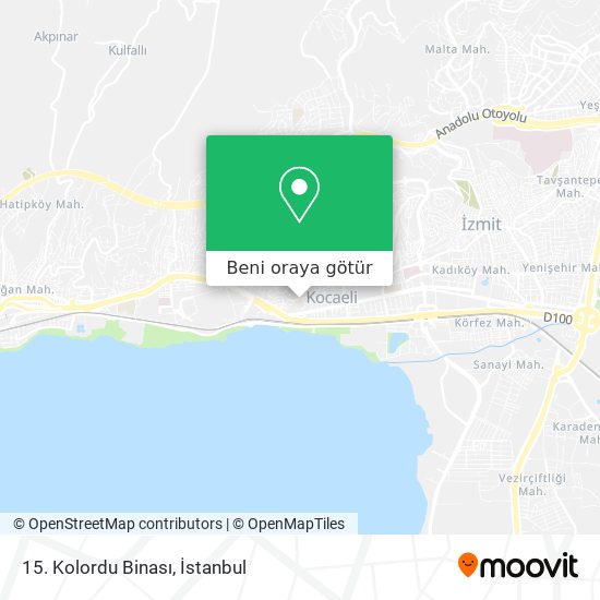 15. Kolordu Binası harita