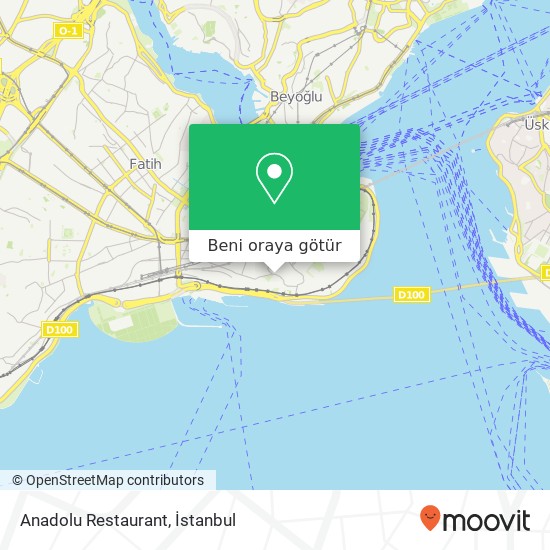Anadolu Restaurant harita