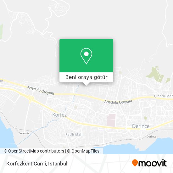 Körfezkent Cami harita