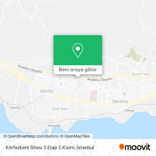 Körfezkent Sitesi 3.Etap 2.Kisim harita