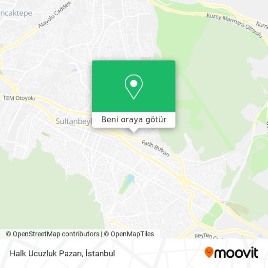 Halk Ucuzluk Pazarı harita
