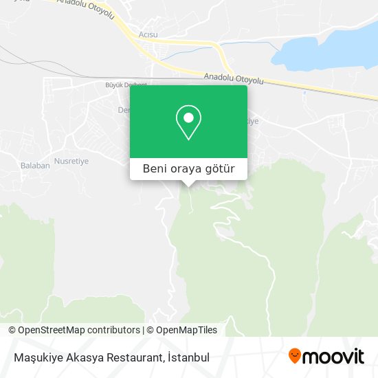 Maşukiye Akasya Restaurant harita