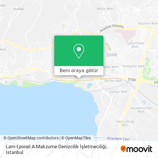 Lam-Lyonel A.Makzume Denizcilik İşletmeciliği harita