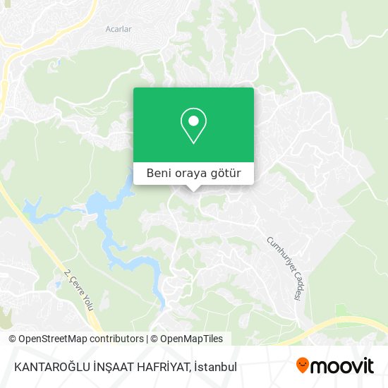 KANTAROĞLU İNŞAAT HAFRİYAT harita