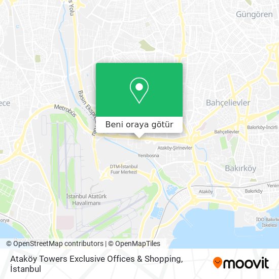 Ataköy Towers Exclusive Offices & Shopping harita