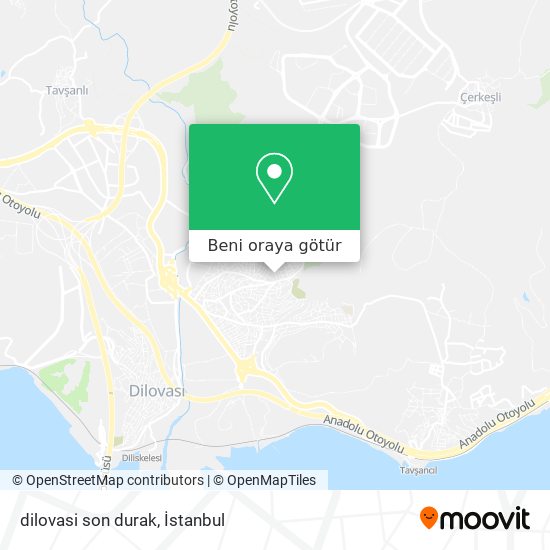 dilovasi son durak harita