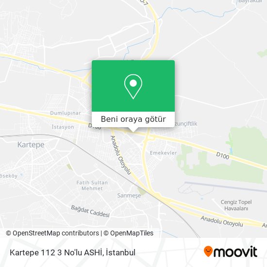 Kartepe 112 3 No'lu ASHİ harita