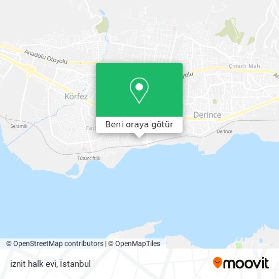 iznit halk evi harita