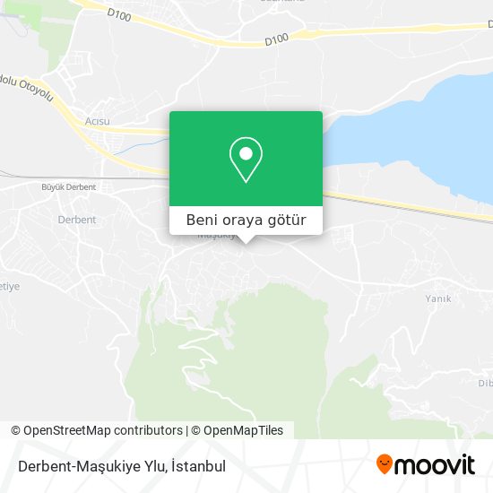 Derbent-Maşukiye Ylu harita