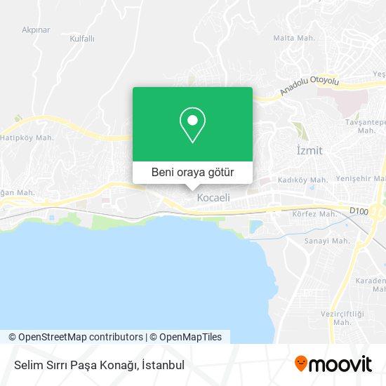 Selim Sırrı Paşa Konağı harita