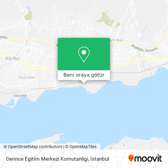 Derince Egitim Merkezi Komutanligi harita