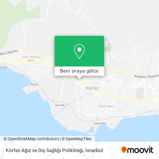 Körfez Ağız ve Diş Sağlığı Polikliniği harita