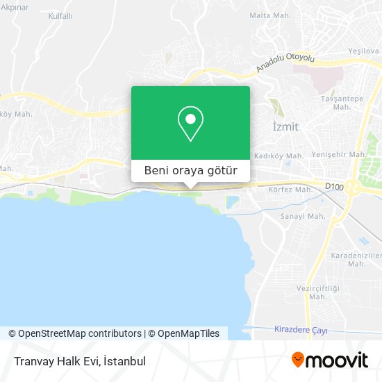 Tranvay Halk Evi harita