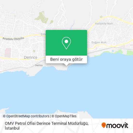 OMV Petrol Ofisi Derince Terminal Müdürlüğü harita