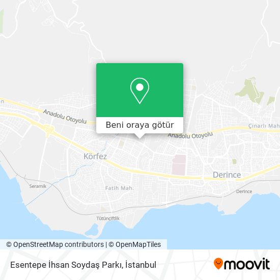 Esentepe İhsan Soydaş Parkı harita