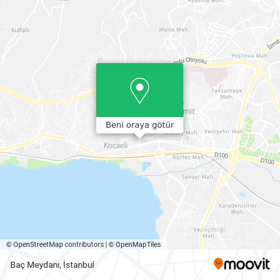Baç Meydanı harita