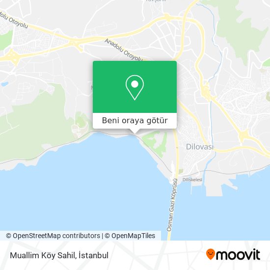 Muallim Köy Sahil harita