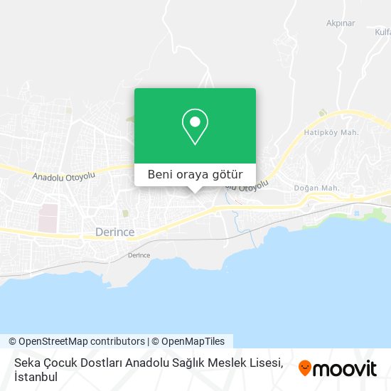 Seka Çocuk Dostları Anadolu Sağlık Meslek Lisesi harita