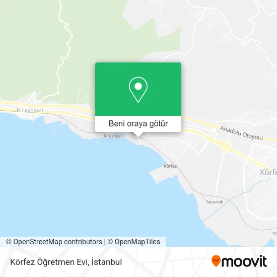 Körfez Öğretmen Evi harita