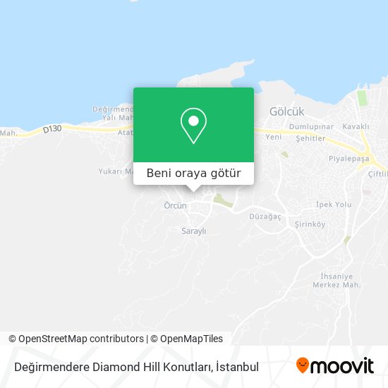 Değirmendere Diamond Hill Konutları harita