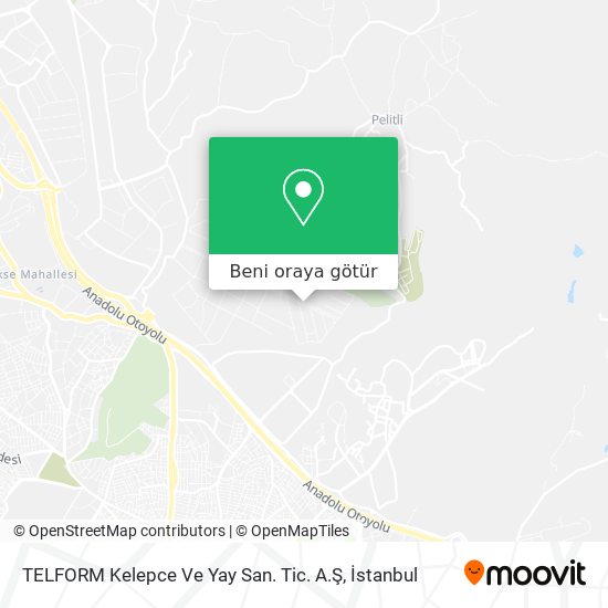 TELFORM Kelepce Ve Yay San. Tic. A.Ş harita