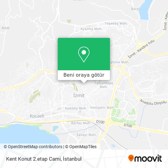 Kent Konut 2.etap Cami harita