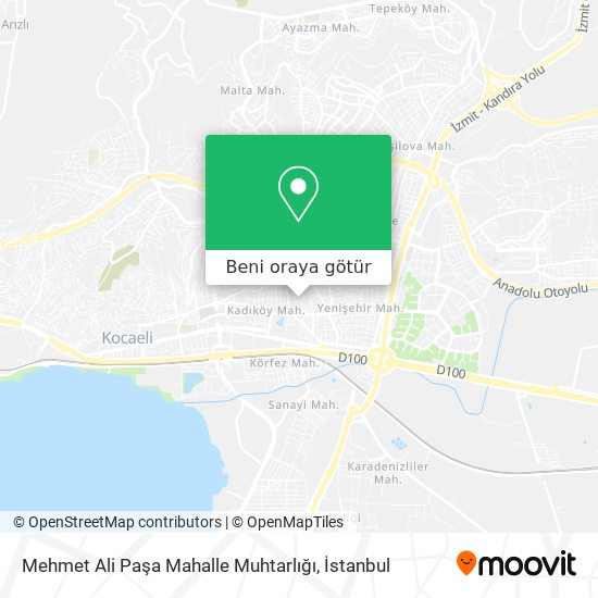 Mehmet Ali Paşa Mahalle Muhtarlığı harita
