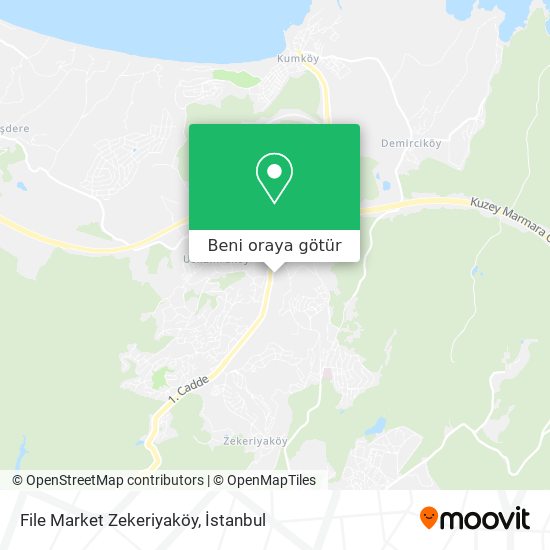File Market Zekeriyaköy harita
