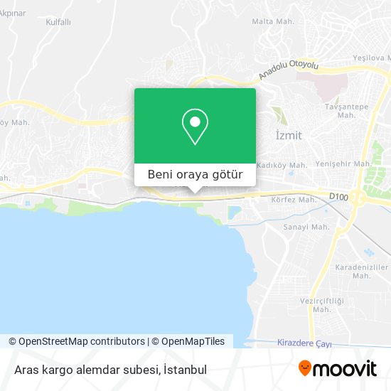 Aras kargo alemdar subesi harita