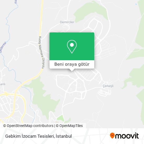 Gebkim İzocam Tesisleri harita