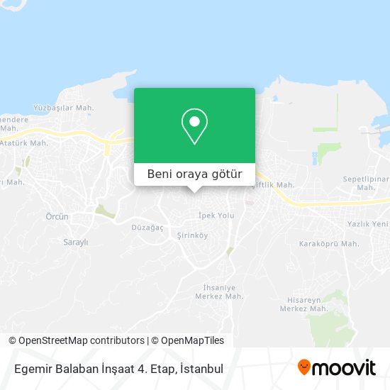 Egemir Balaban İnşaat 4. Etap harita