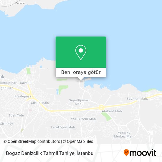 Boğaz Denizcilik Tahmil Tahliye harita