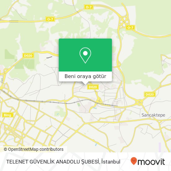 TELENET GÜVENLİK ANADOLU ŞUBESİ harita