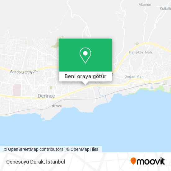 Çenesuyu Durak harita