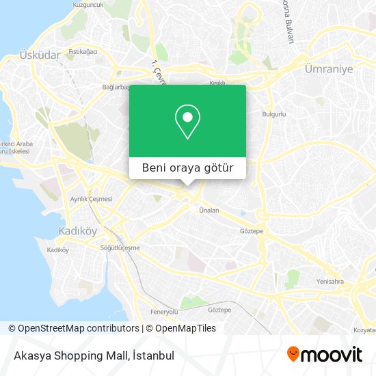 Akasya Shopping Mall harita