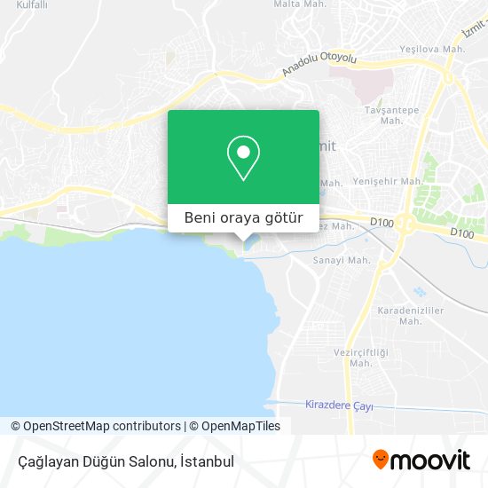 Çağlayan Düğün Salonu harita