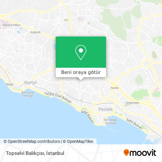 Topselvi Balıkçısı harita