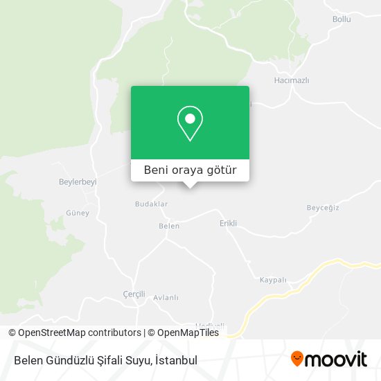 Belen Gündüzlü Şifali Suyu harita