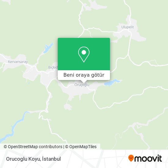 Orucoglu Koyu harita