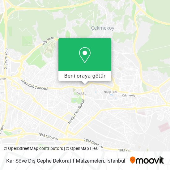 Kar Söve Dış Cephe Dekoratif Malzemeleri harita