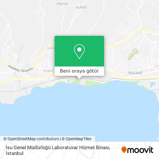 İsu Genel Müdürlüğü Laboratuvar Hizmet Binası harita