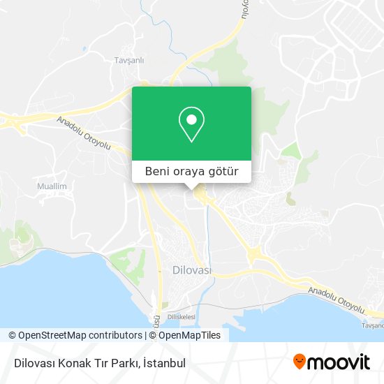 Dilovası Konak Tır Parkı harita
