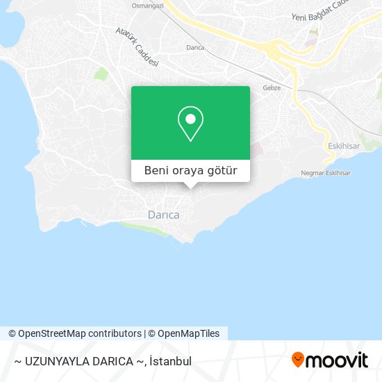 ~ UZUNYAYLA DARICA ~ harita
