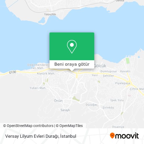 Versay Lilyum Evleri Durağı harita