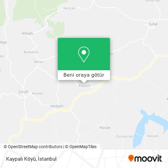 Kaypalı Köyü harita