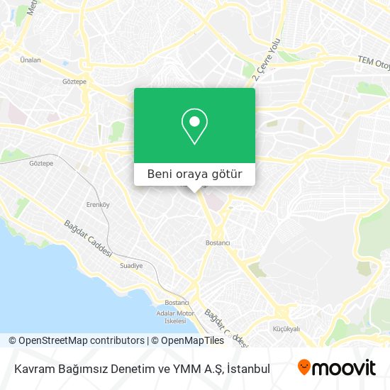 Kavram Bağımsız Denetim ve YMM A.Ş harita