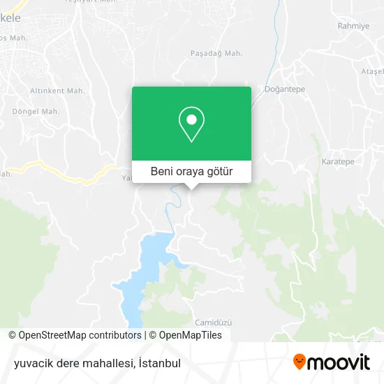 yuvacik dere mahallesi harita