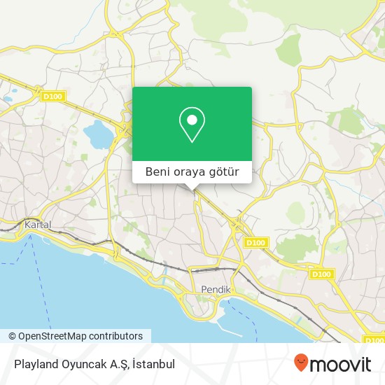 Playland Oyuncak A.Ş harita