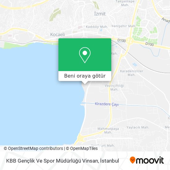 KBB Gençlik Ve Spor Müdürlüğü Vinsan harita