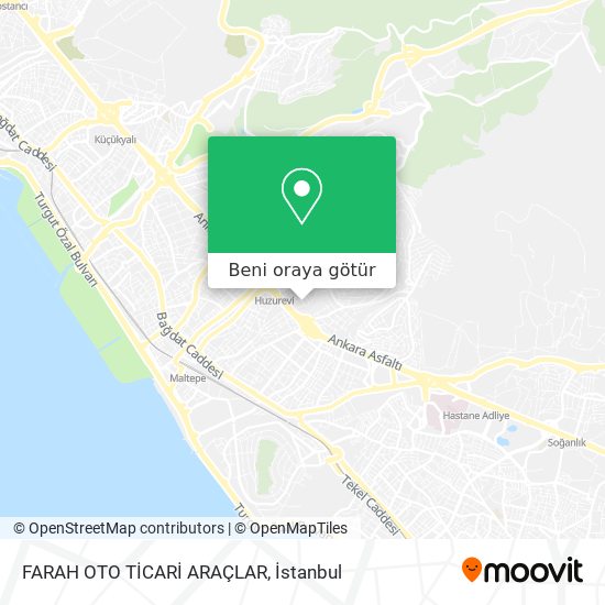 FARAH OTO TİCARİ ARAÇLAR harita